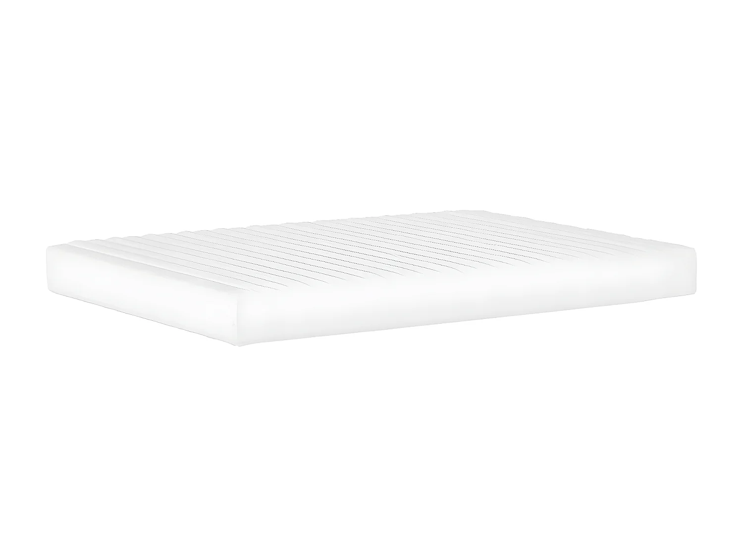 Lit avec matelas blanc 120x200 similicuir