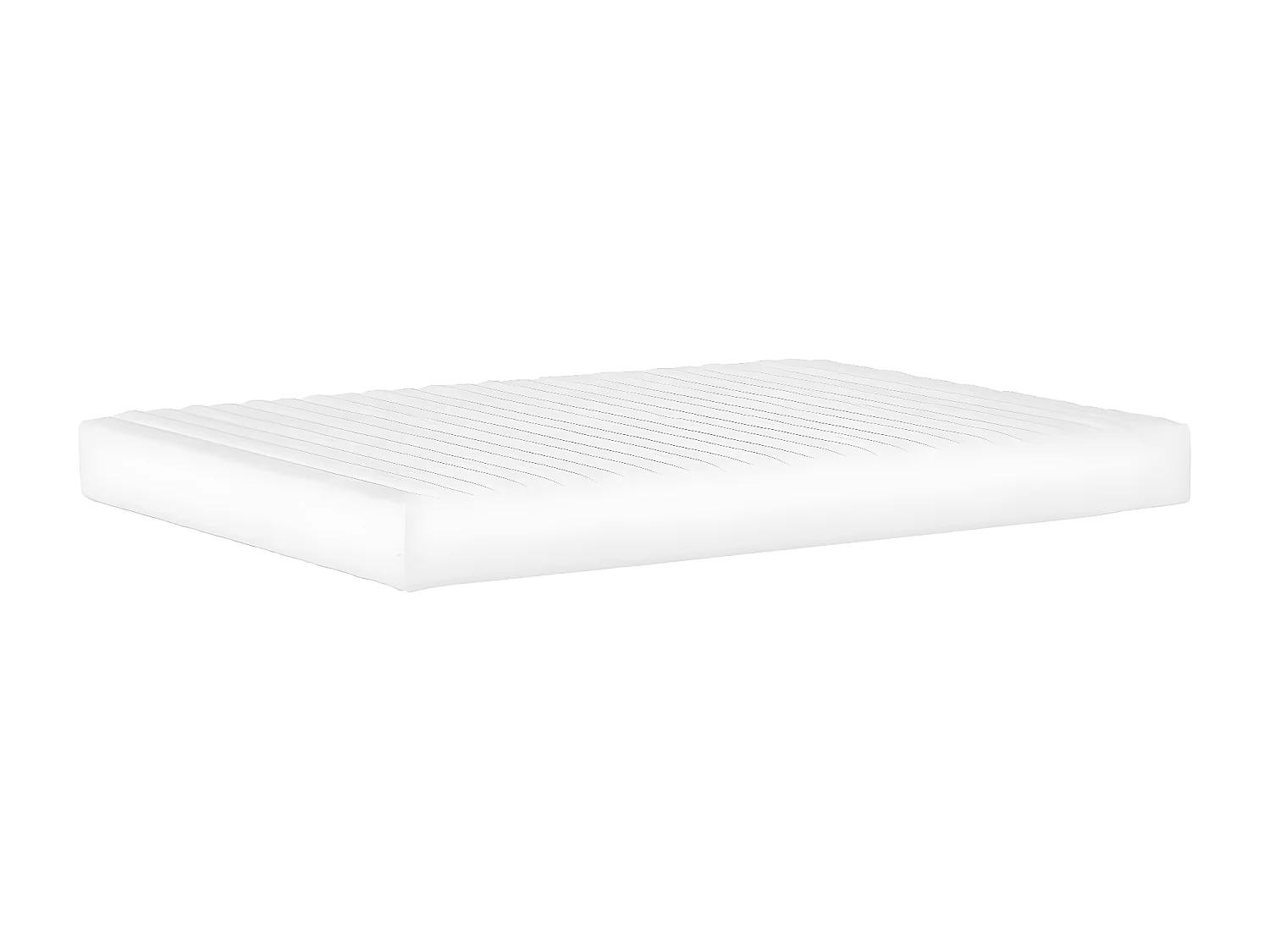 Lit avec matelas bleu 120x200 tissu
