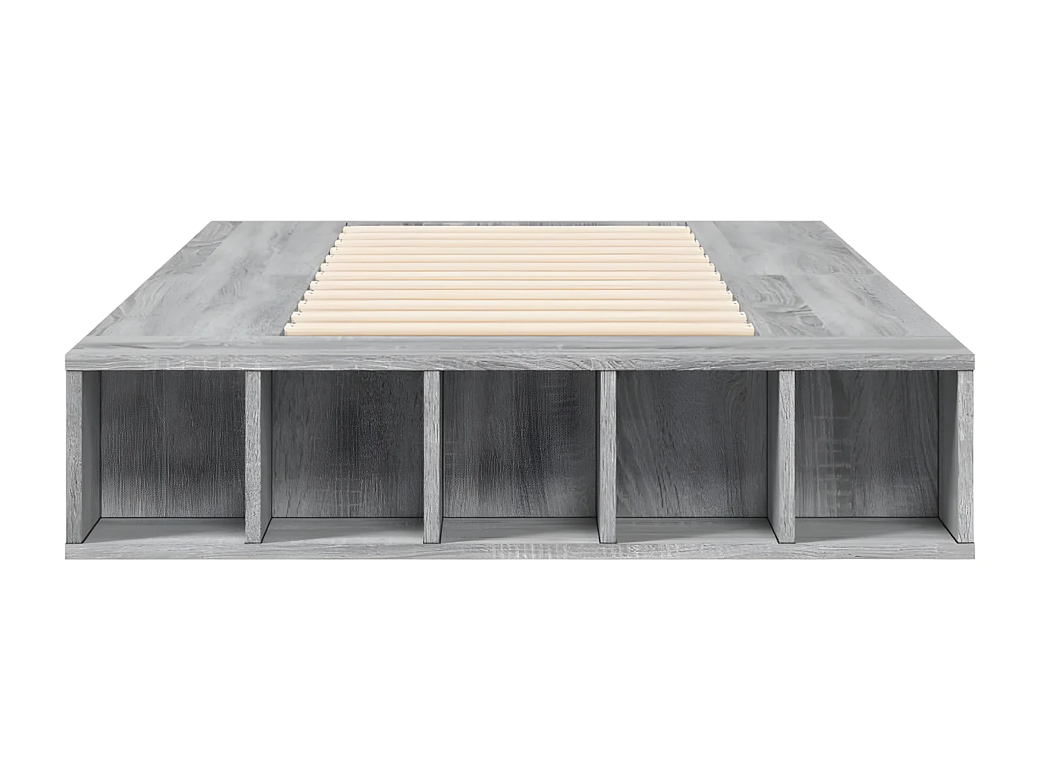 Cadre de lit sonoma gris 90x200 bois d'ingénierie