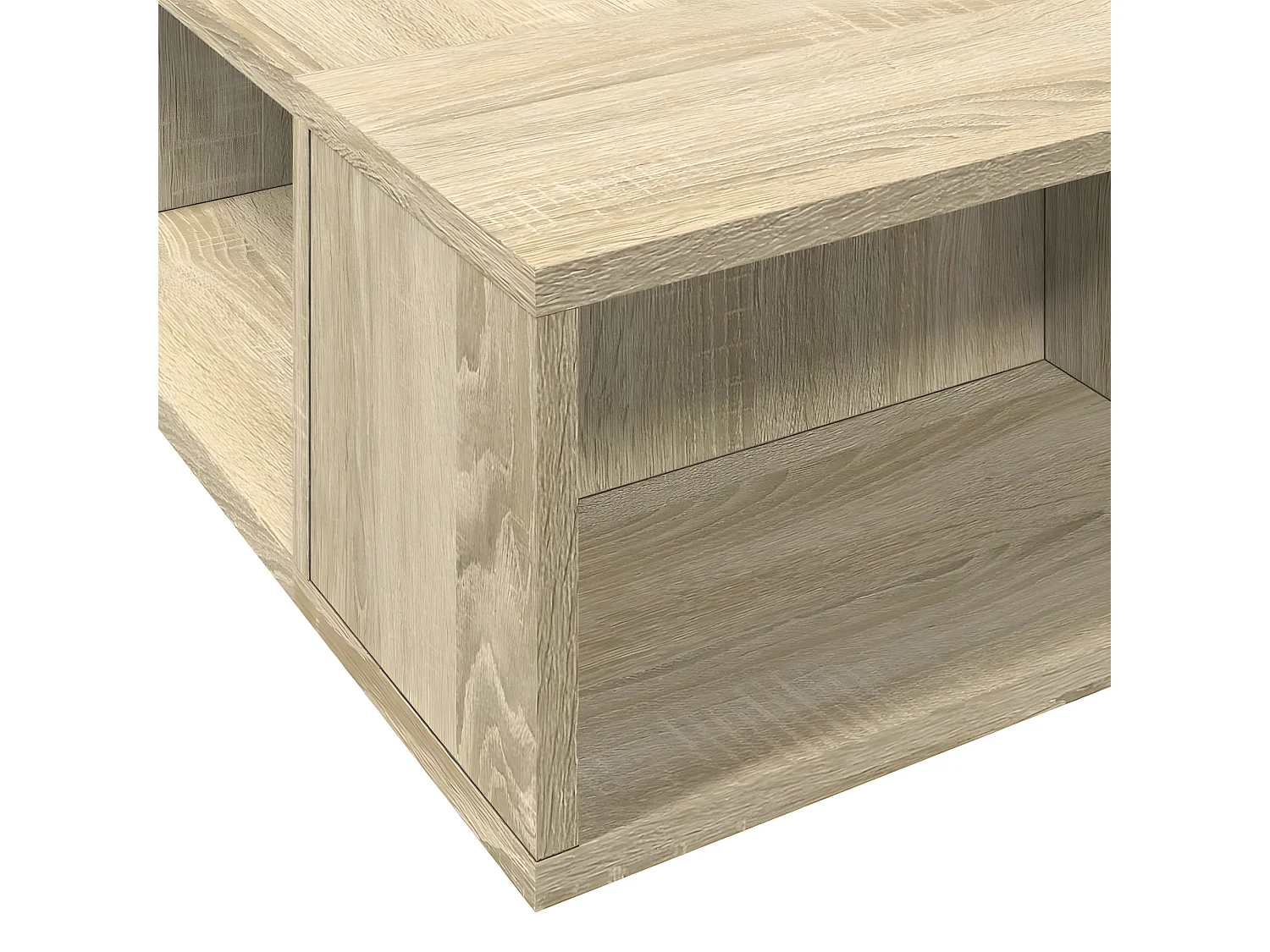 Cadre de lit chêne sonoma 90x200 bois d'ingénierie