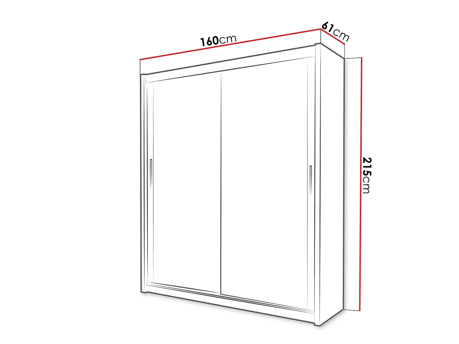 Armoire Honolulu 276, Nombre d'étagères: 4, 22x16x6cm