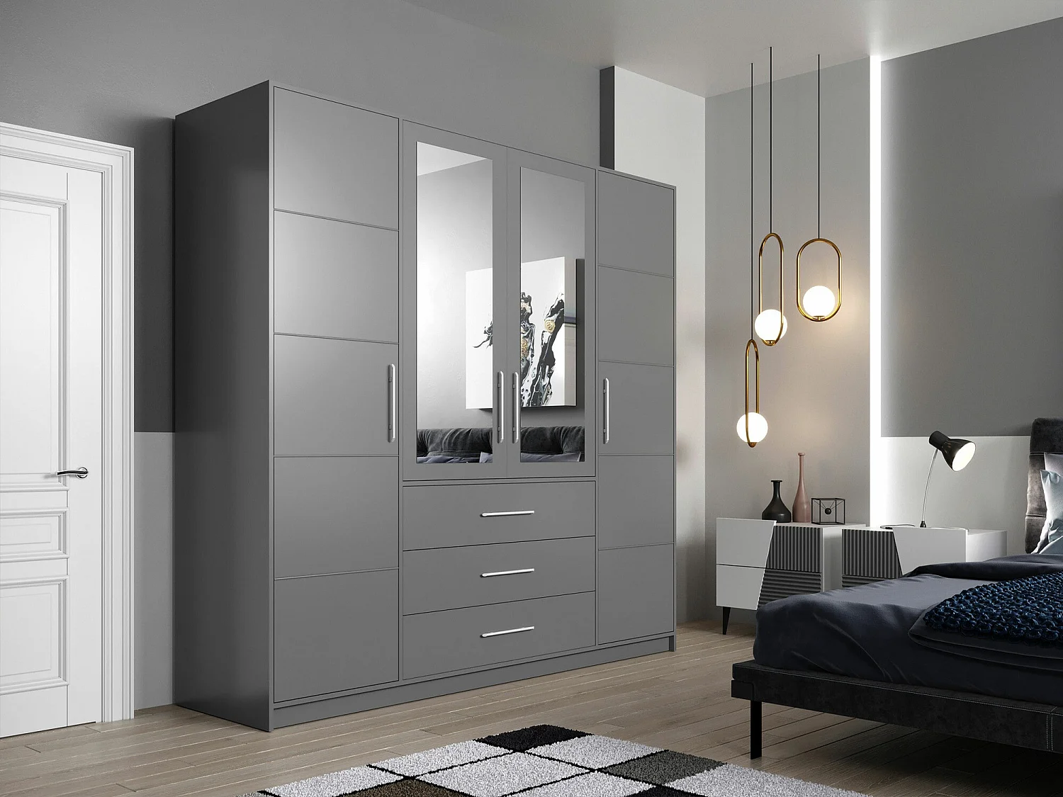 Roupeiro Dortivu 114, Número de prateleiras: 8, 20x20x6cm