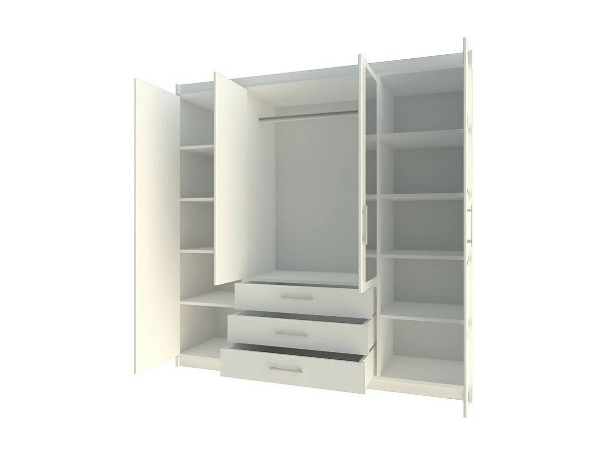 Roupeiro Dortivu 114, Número de prateleiras: 8, 20x20x6cm