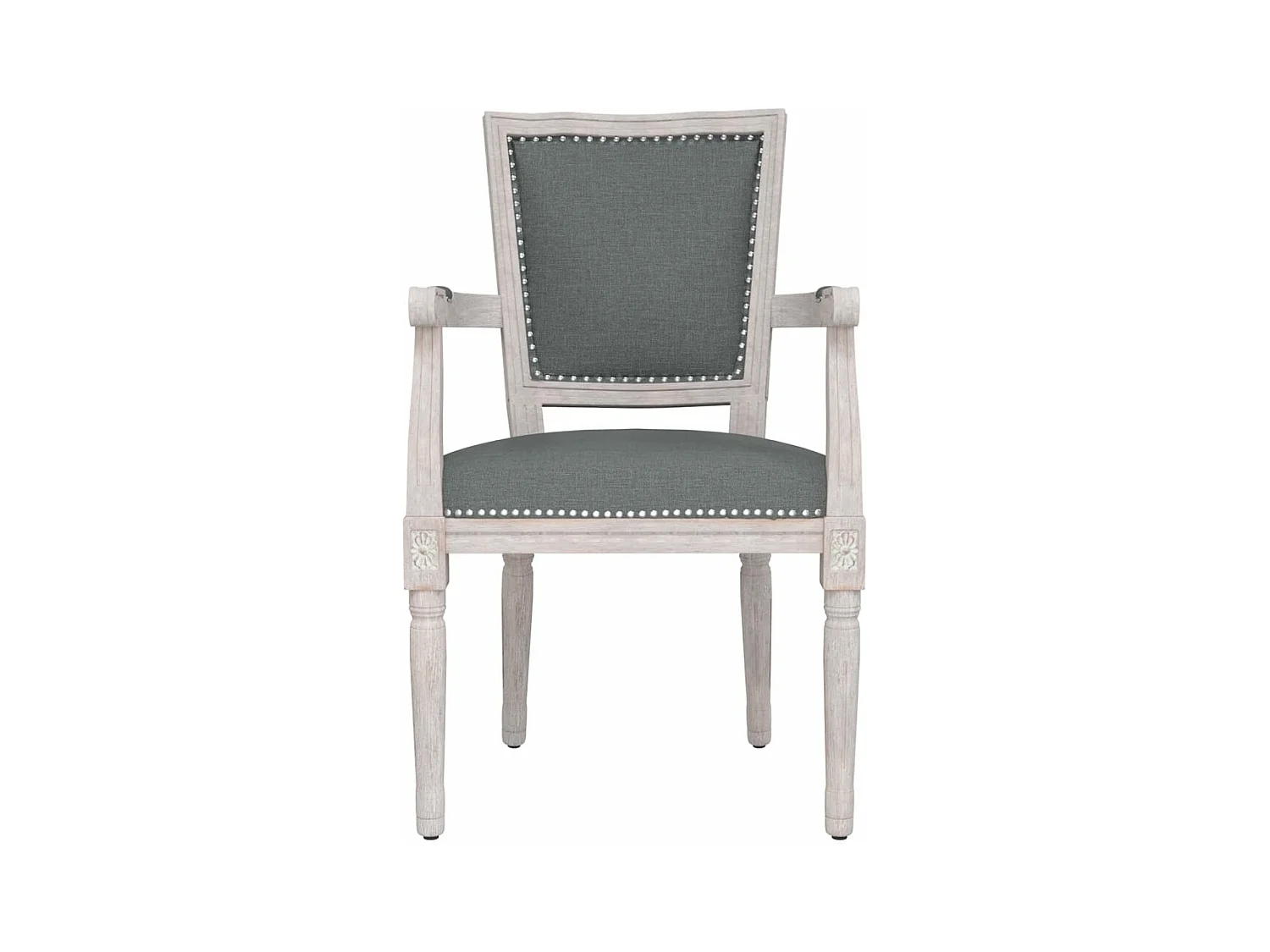 Chaise à manger Gris foncé Tissu