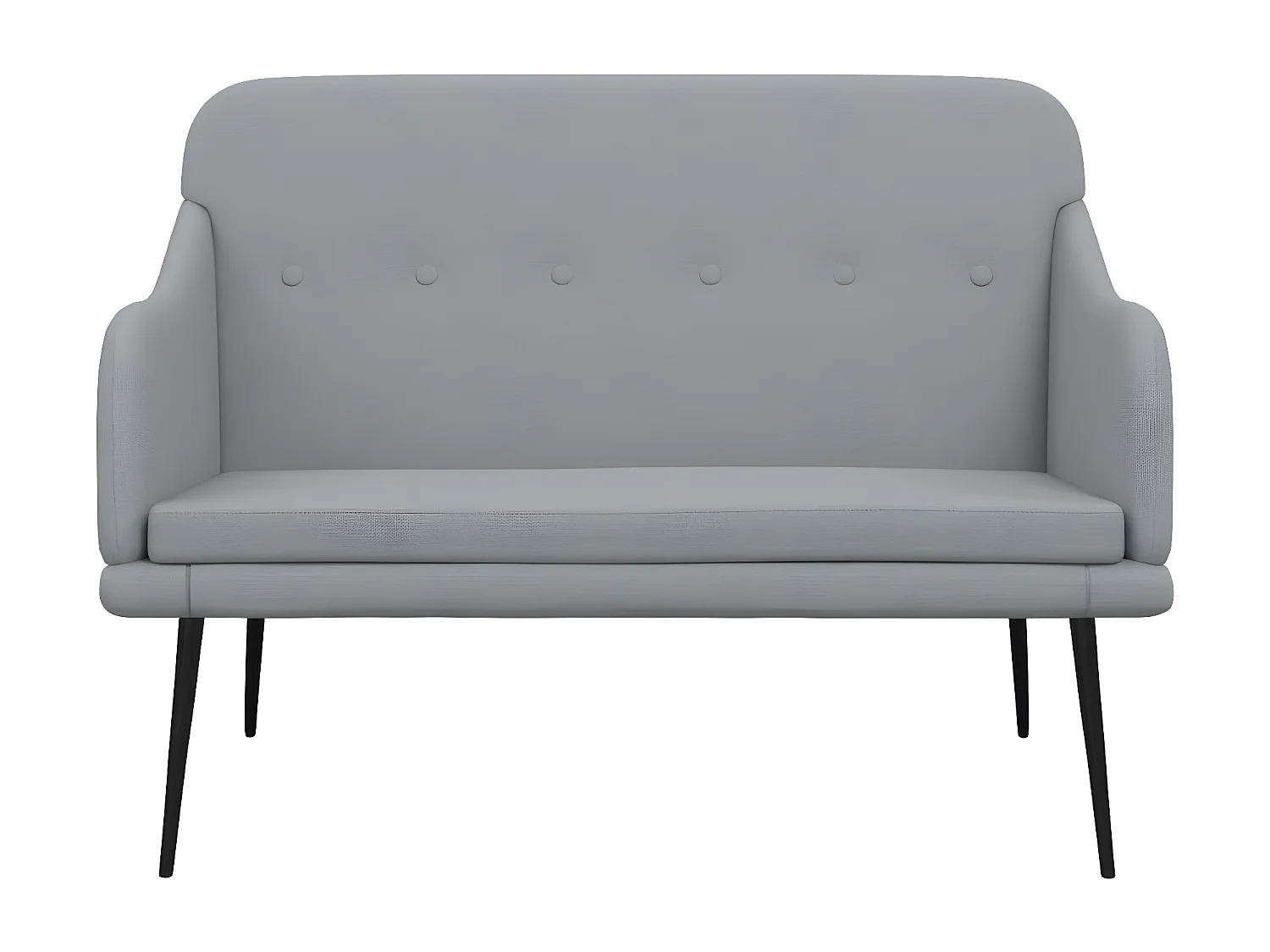Banc Gris clair 110x76x80 Tissu