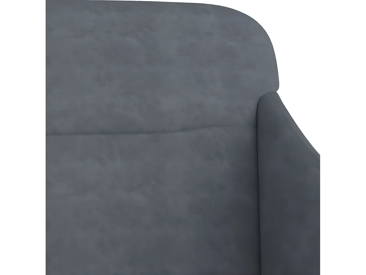 Banc Gris foncé 110x76x80 Velours