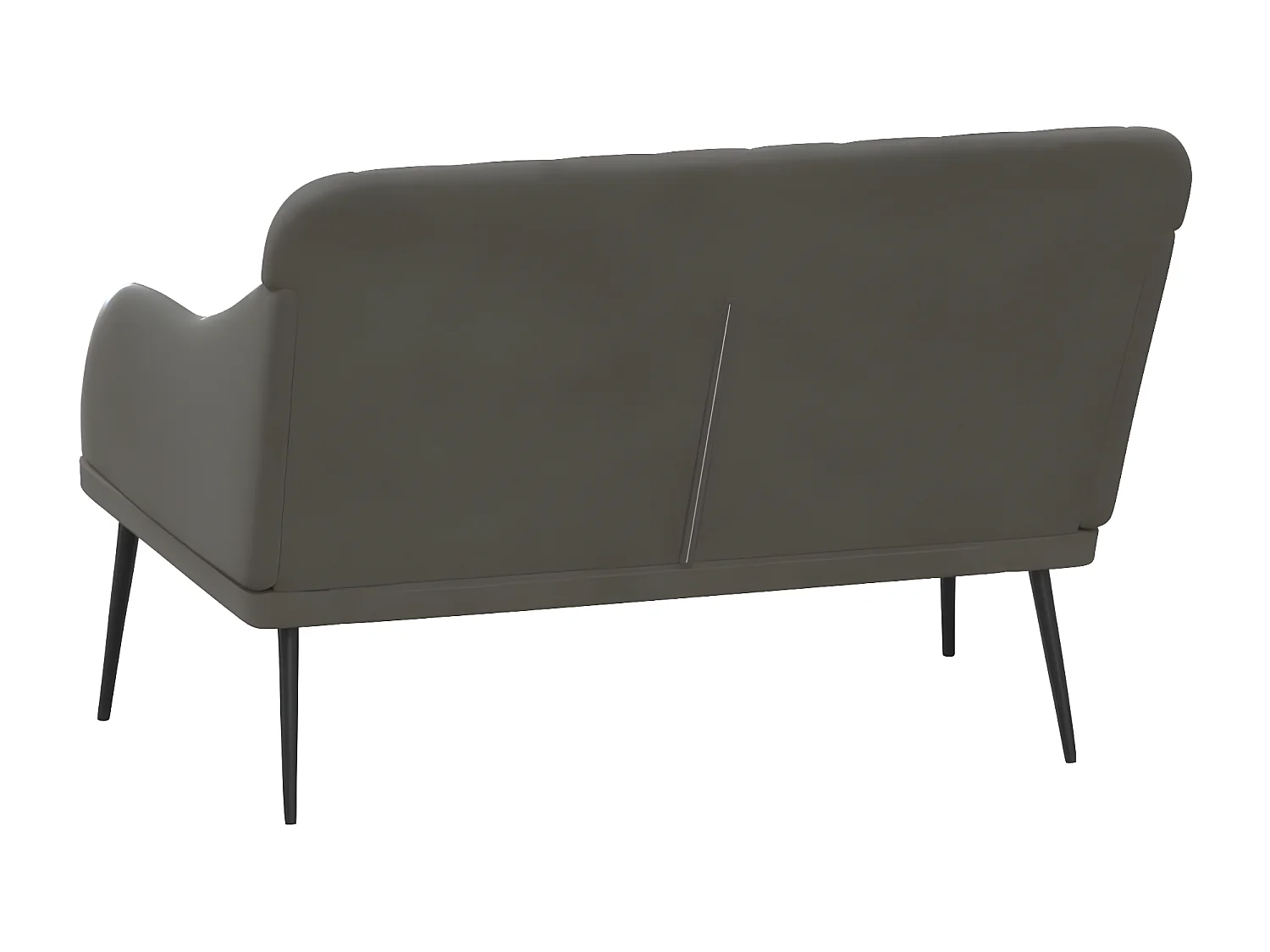 Banc Gris foncé 110x76x80 Velours