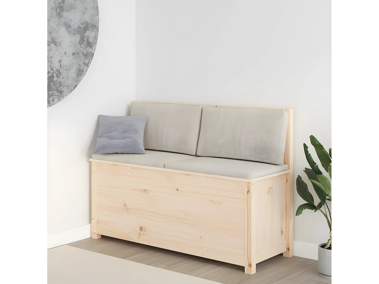 Banc 110x41x76,5 Bois de pin massif