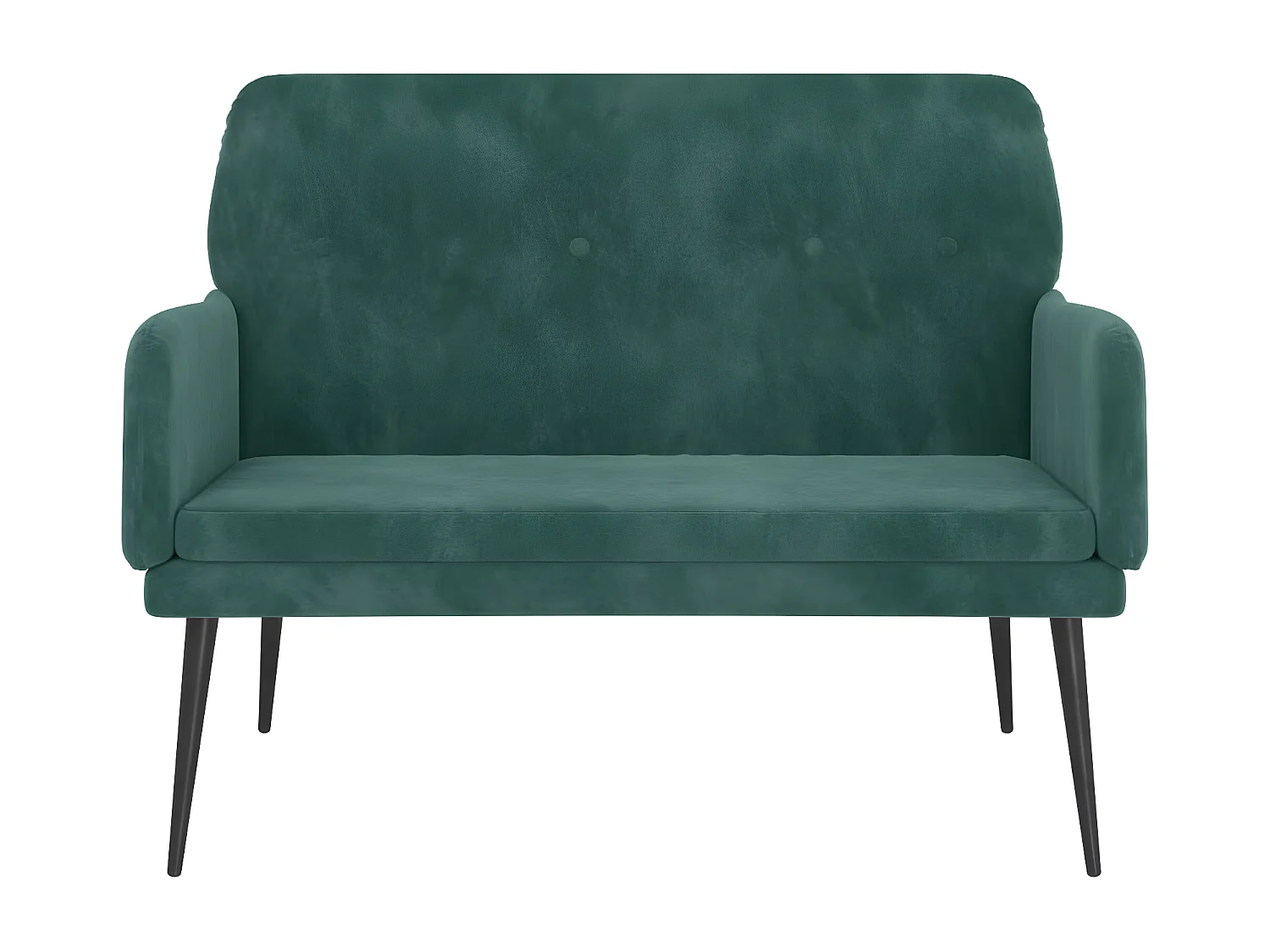 Banc Vert foncé 108x79x79 Velours