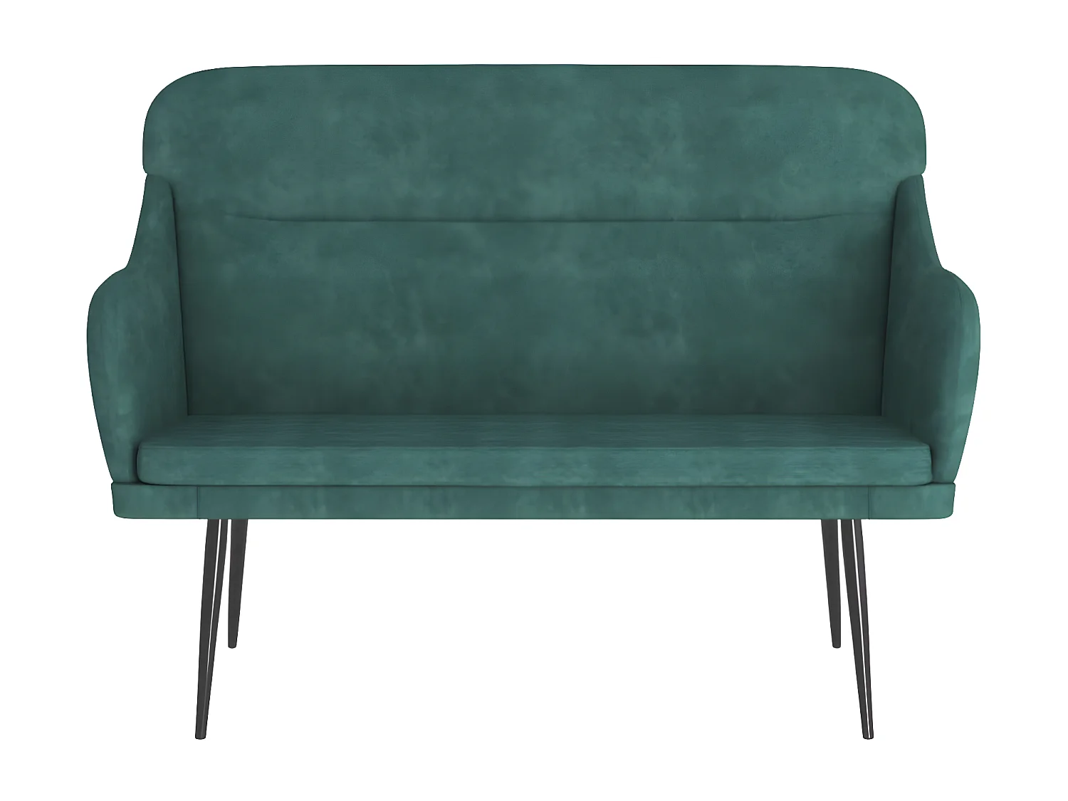 Banc Vert foncé 110x76x80 Velours