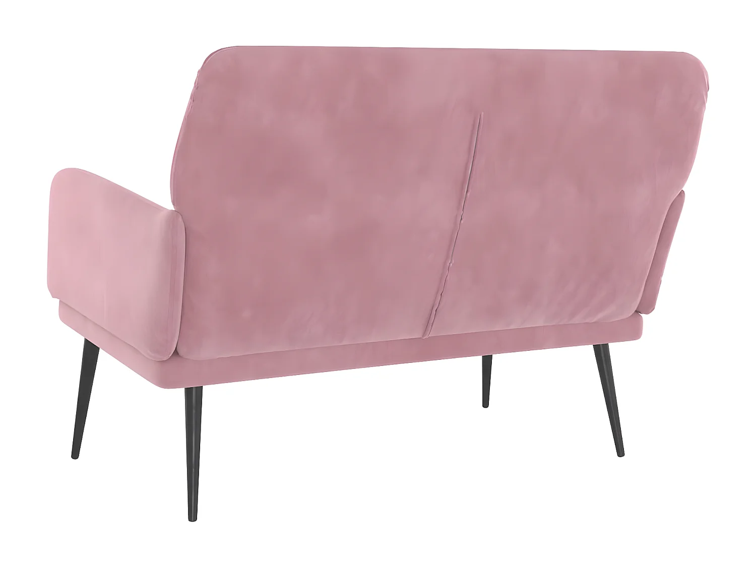 Banc Rose 108x79x79 Velours