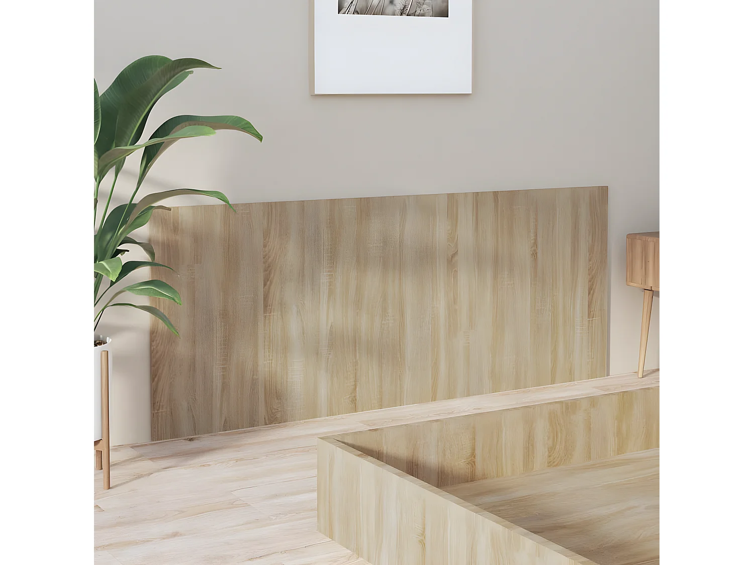 Tête de lit Chêne sonoma 200x1,5x80 Bois d'ingénierie