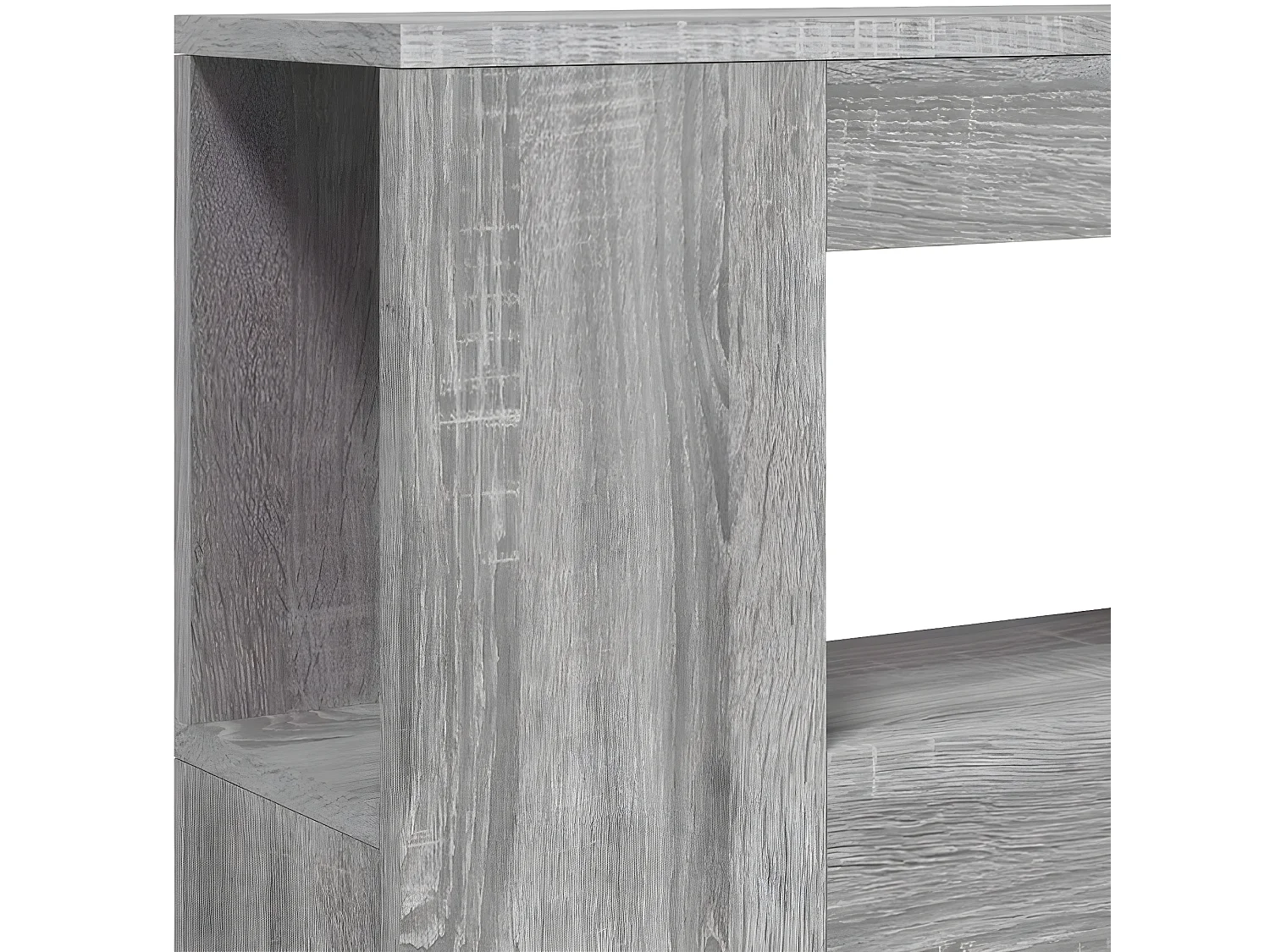 Tête de lit à LED sonoma gris 100x18,5x103,5 bois ingénierie