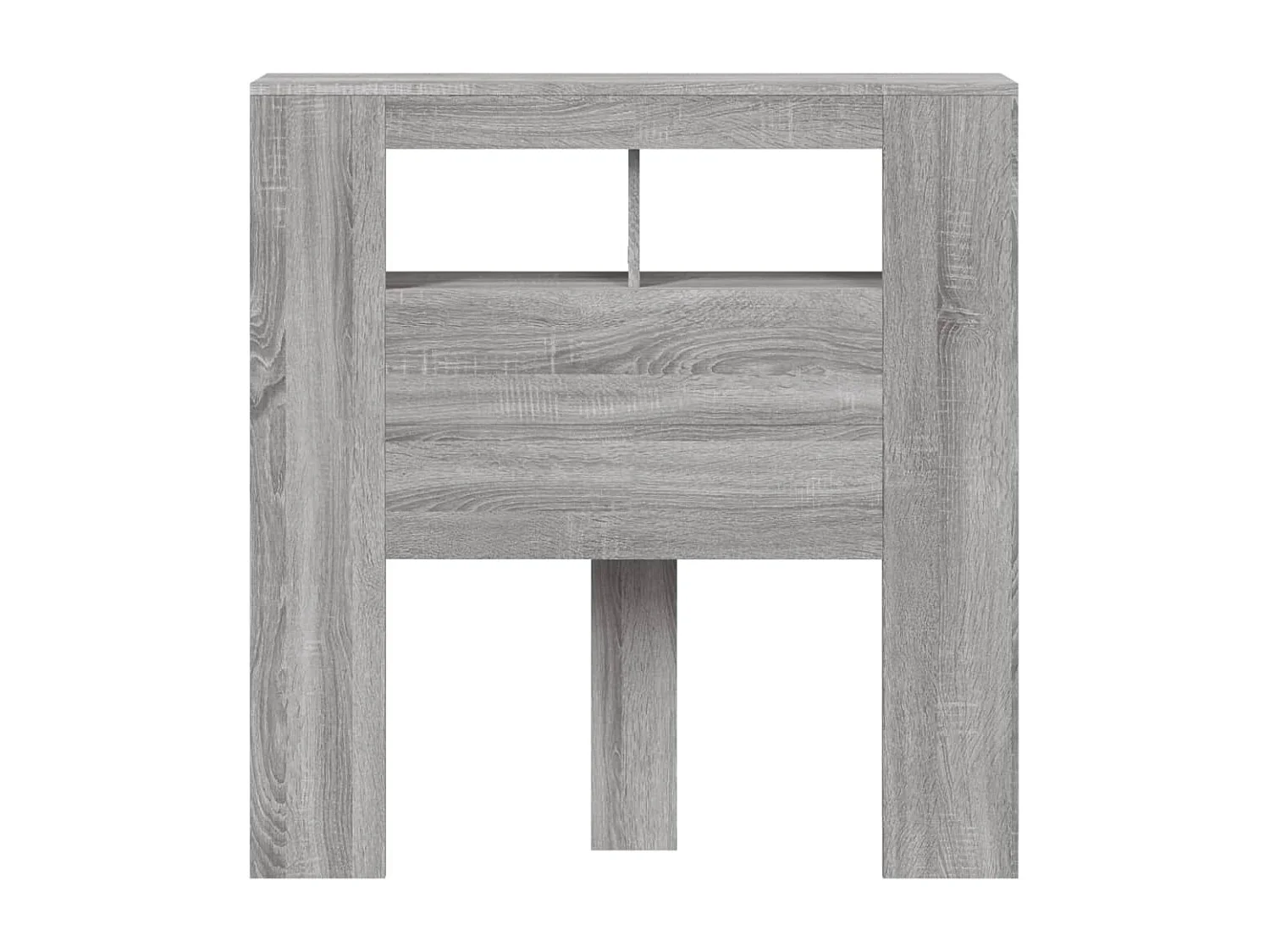 Tête de lit à LED sonoma gris 100x18,5x103,5 bois ingénierie