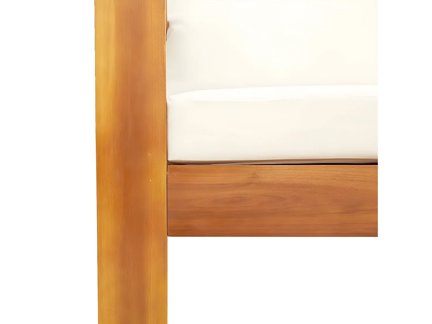 vidaXL Set de sofás de jardín con cojines 6 pzas madera maciza acacia