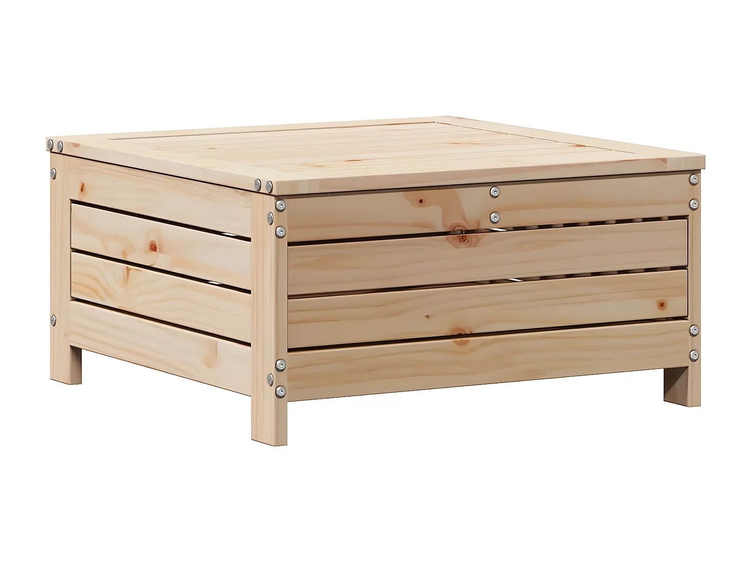 Salon de jardin 5 pcs avec coussins Bois de pin massif