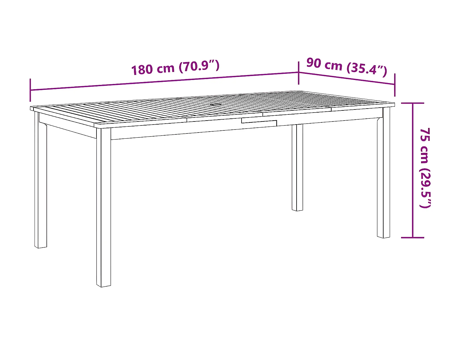 Ensemble à manger de jardin 9 pcs bois d'acacia solide