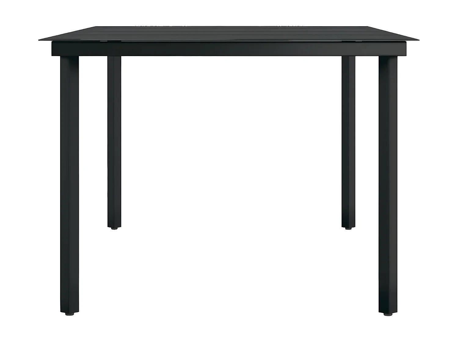 Ensemble de salle à manger de jardin 7 pcs Noir 38
