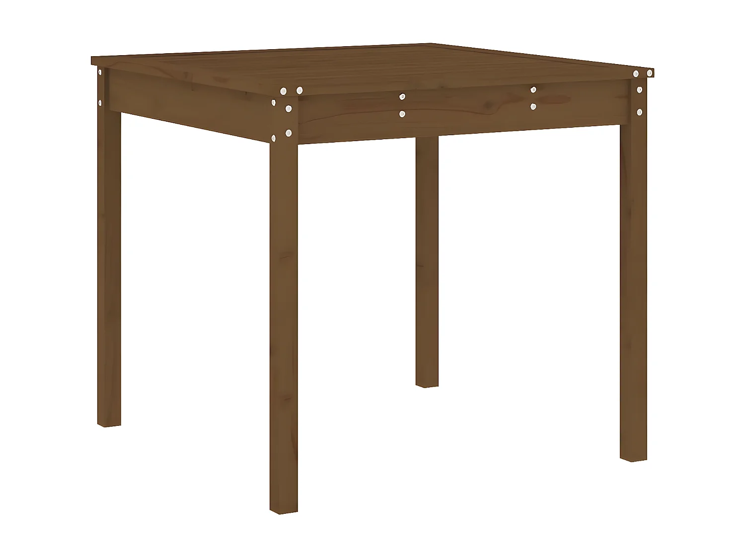 Ensemble de bistrot de jardin 3 pcs marron miel bois pin massif