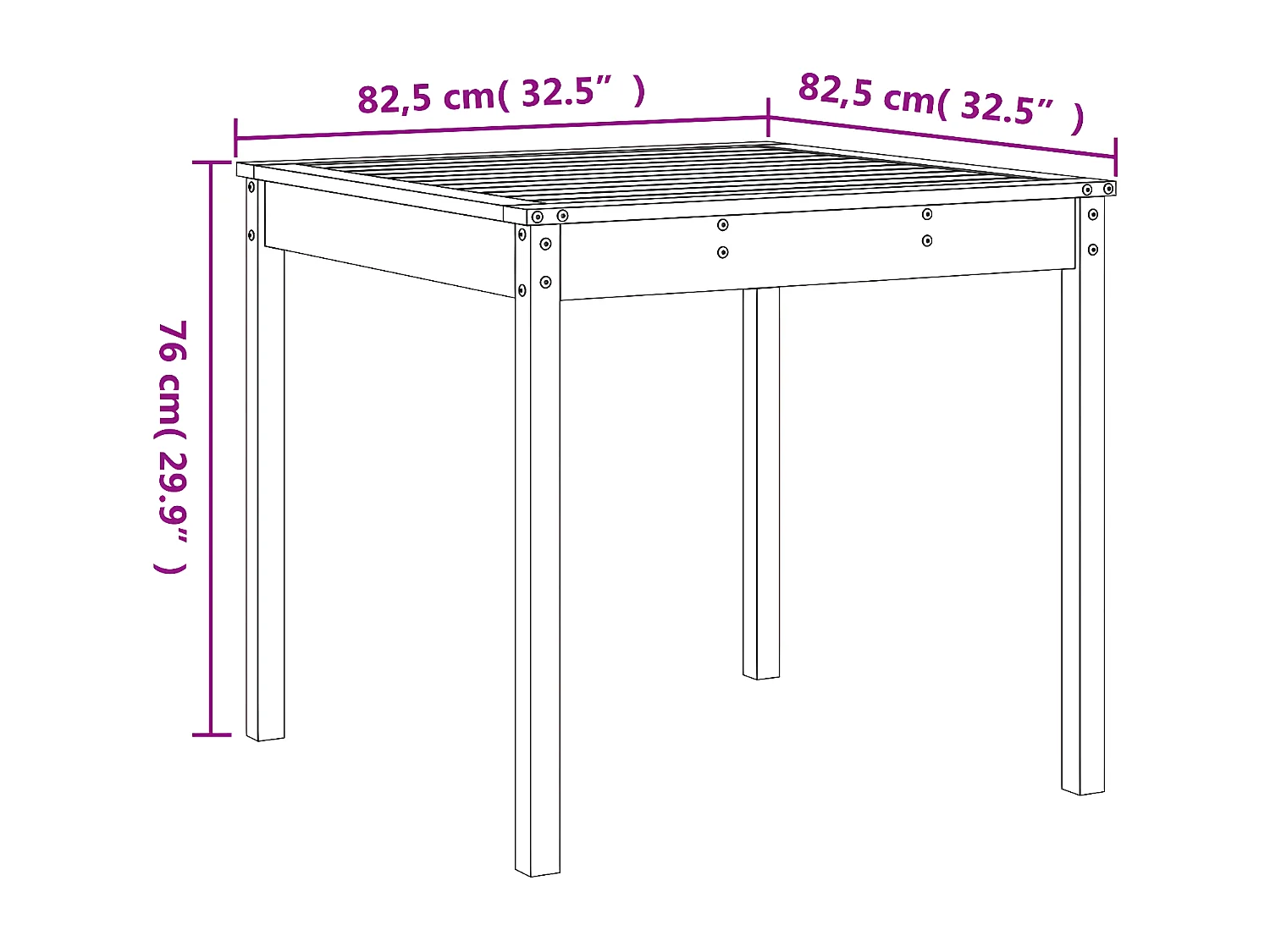 Ensemble de bistrot de jardin 3 pcs marron miel bois pin massif