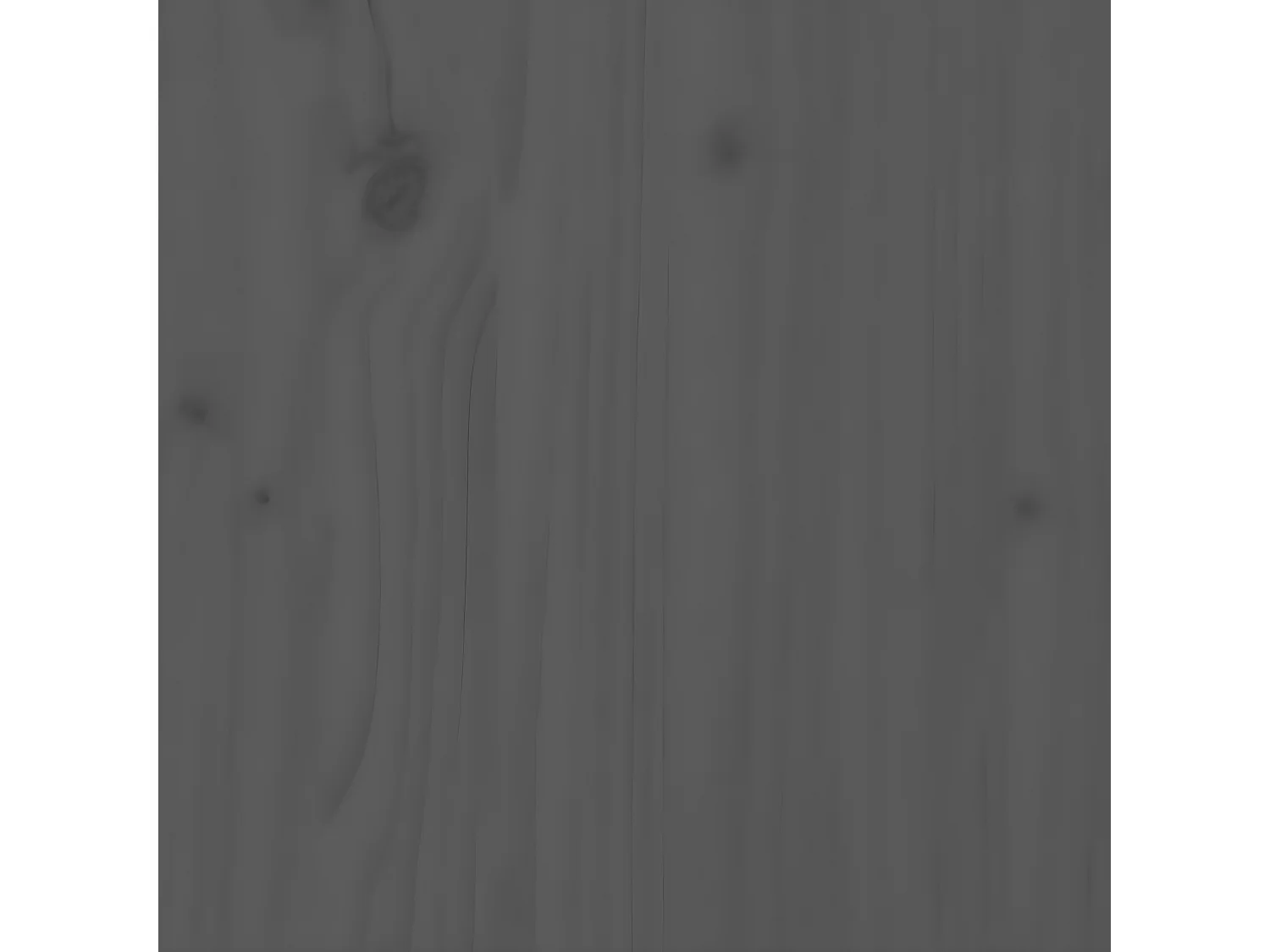 Ensemble de bistrot de jardin 3 pcs gris bois de pin massif