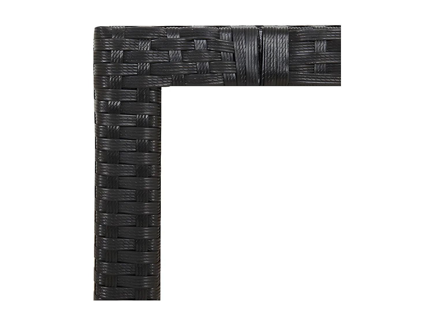 Ensemble à manger de jardin avec coussins 3 pcs Noir