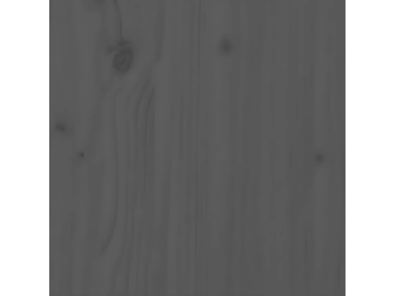 Ensemble de bar de jardin 7 pcs gris bois de pin massif