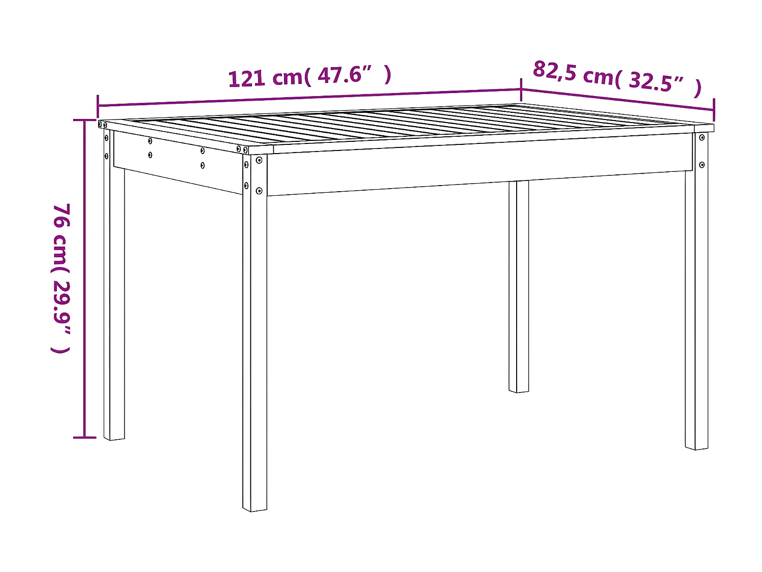 Ensemble à manger de jardin 5pcs gris bois massif de pin