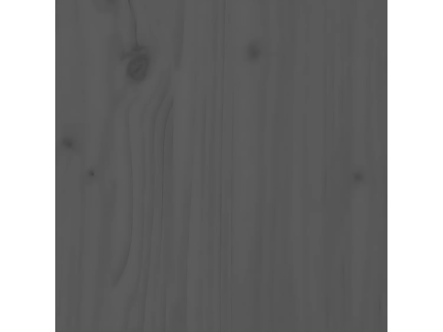 Ensemble à manger de jardin 5pcs gris bois massif de pin