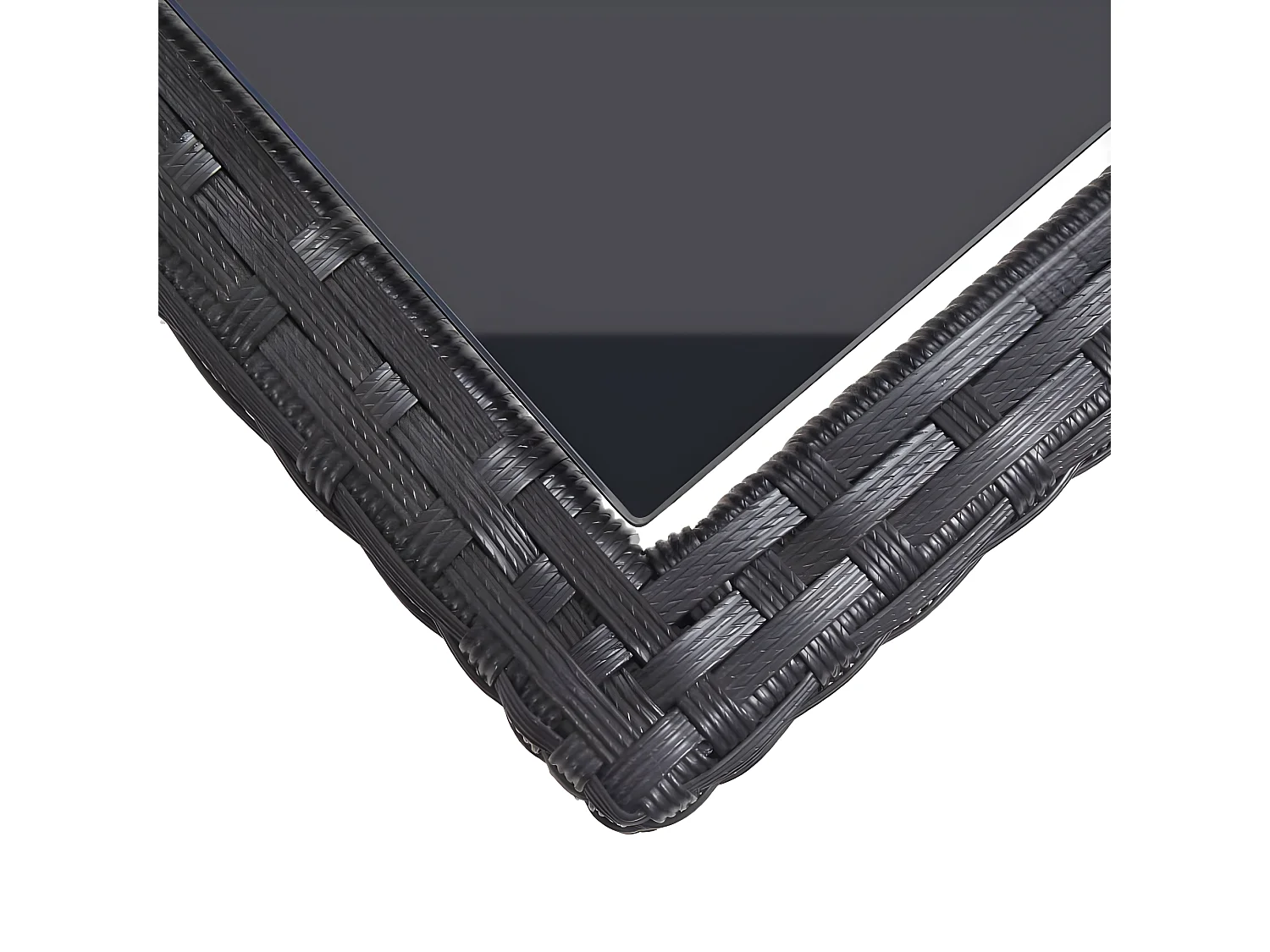 Ensemble de salle à manger de jardin 3 pcs Noir 57