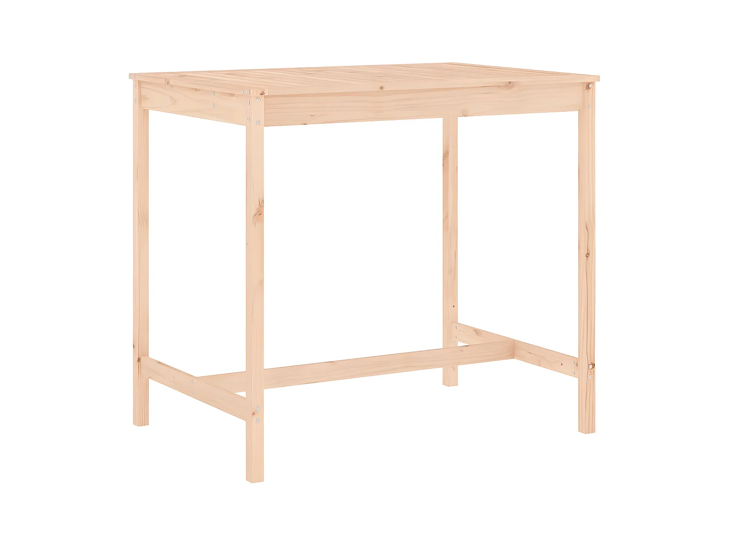 Ensemble de bar de jardin 5 pcs bois de pin massif