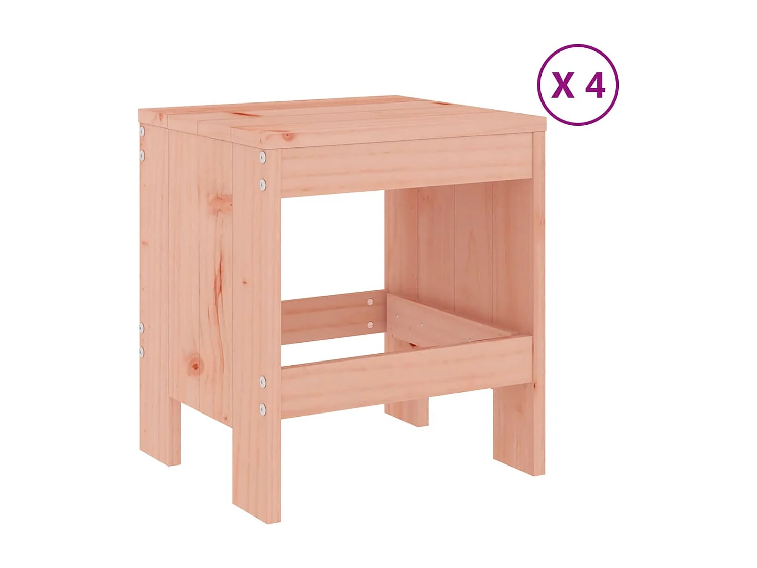 Ensemble à manger de jardin 5pcs bois massif Douglas