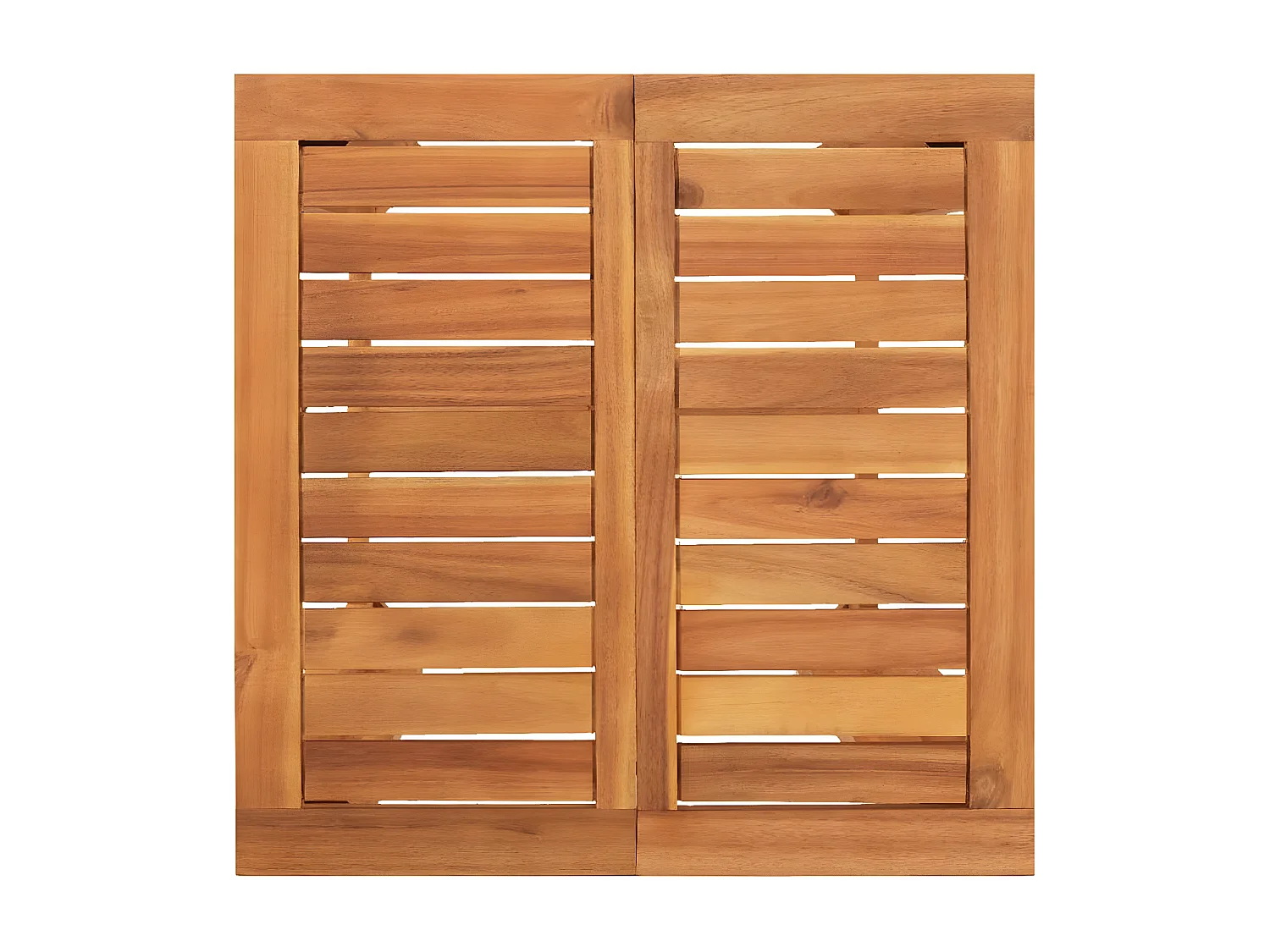 Ensemble de bar de jardin 5 pcs marron bois massif acacia rotin