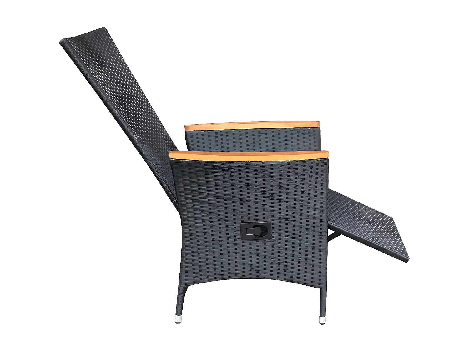 Ensemble de salle à manger de jardin 7 pcs Résine tressée Noir 10