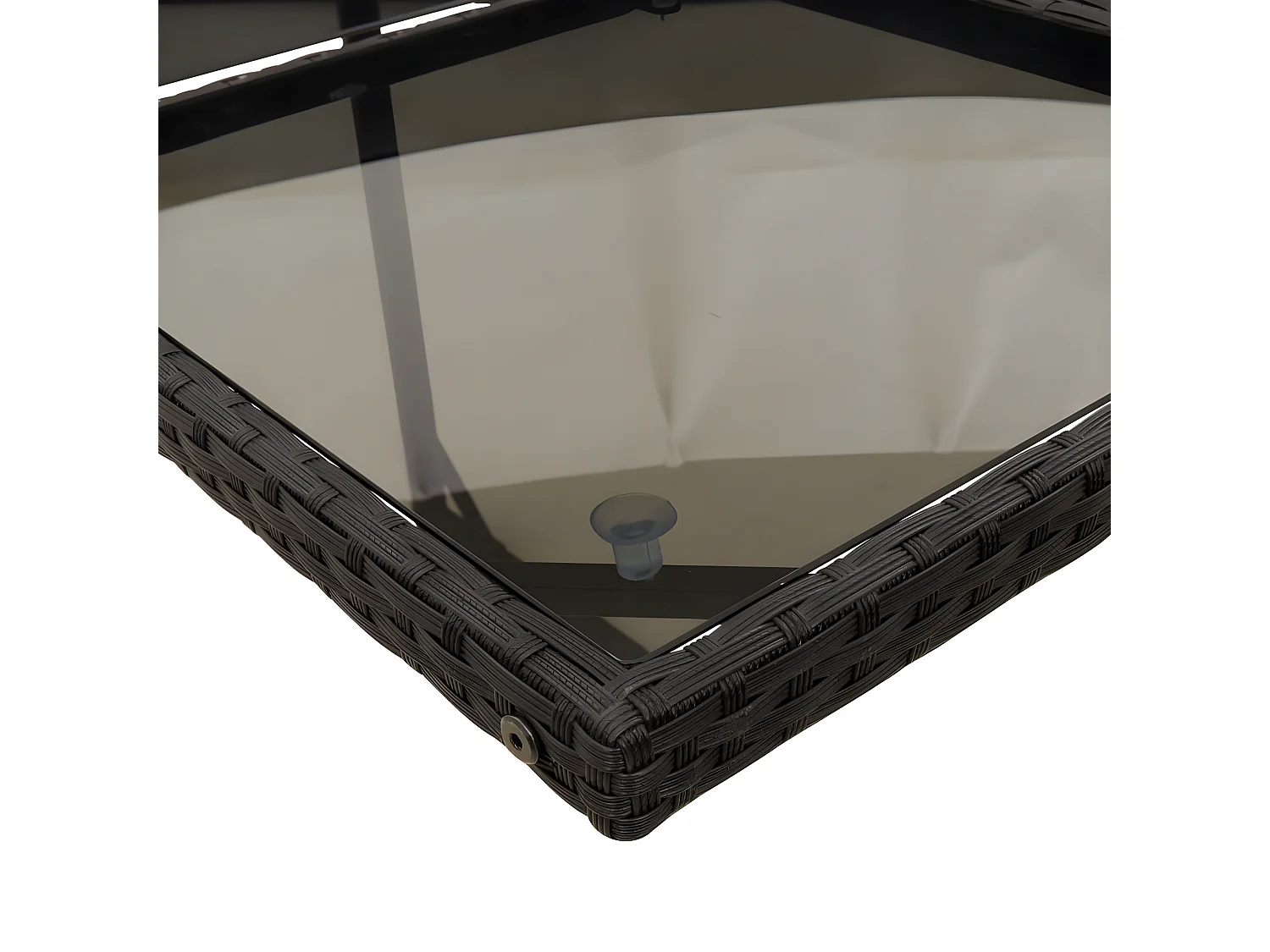 Ensemble à manger de jardin 11 pcs coussins noir résine tressée