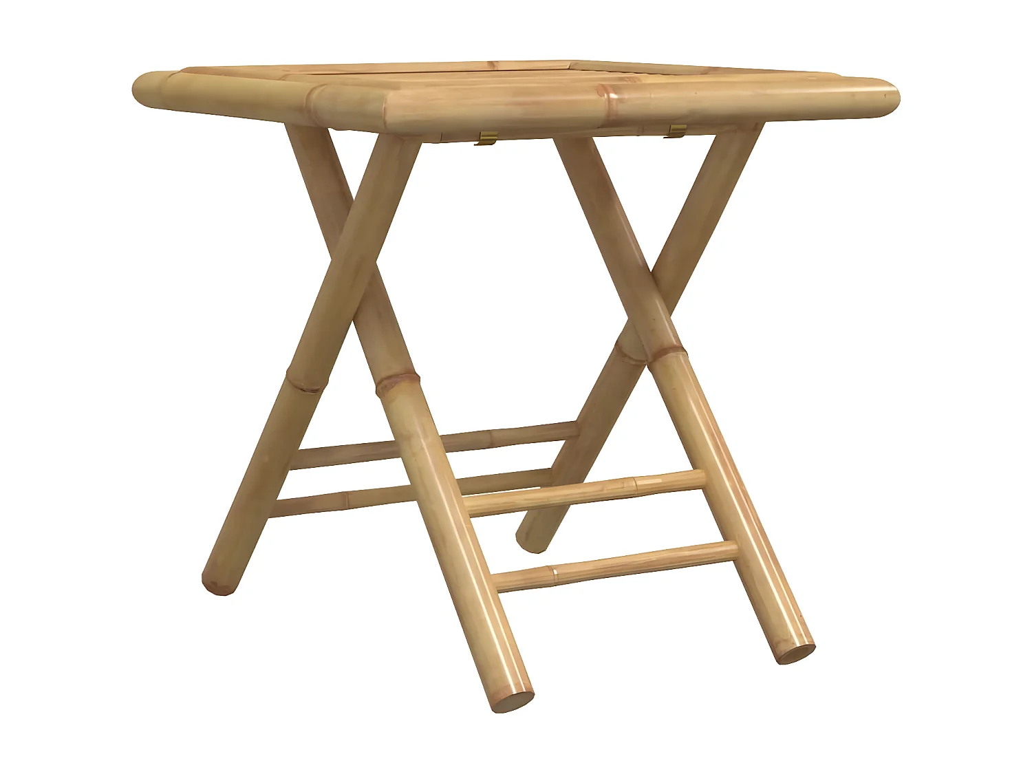 Ensemble de bistro pliante 3 pcs et coussins gris foncé bambou