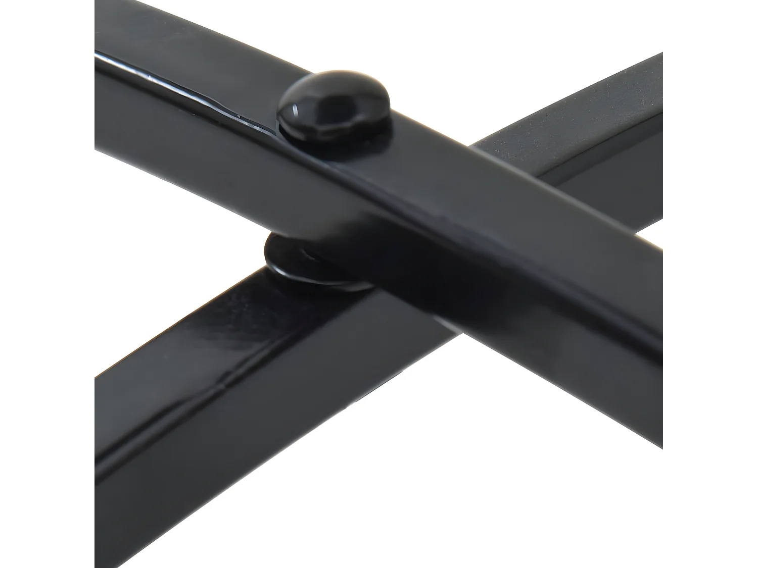 Ensemble de bistro mosaïque noir et blanc fer et céramique