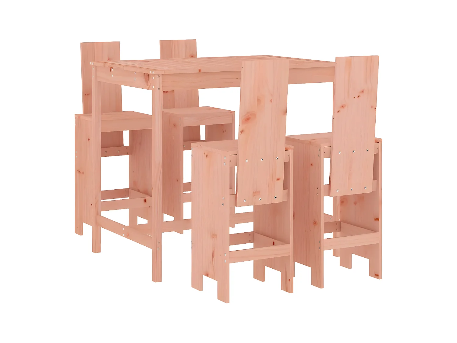 Ensemble de bar de jardin 5 pcs bois massif de Douglas