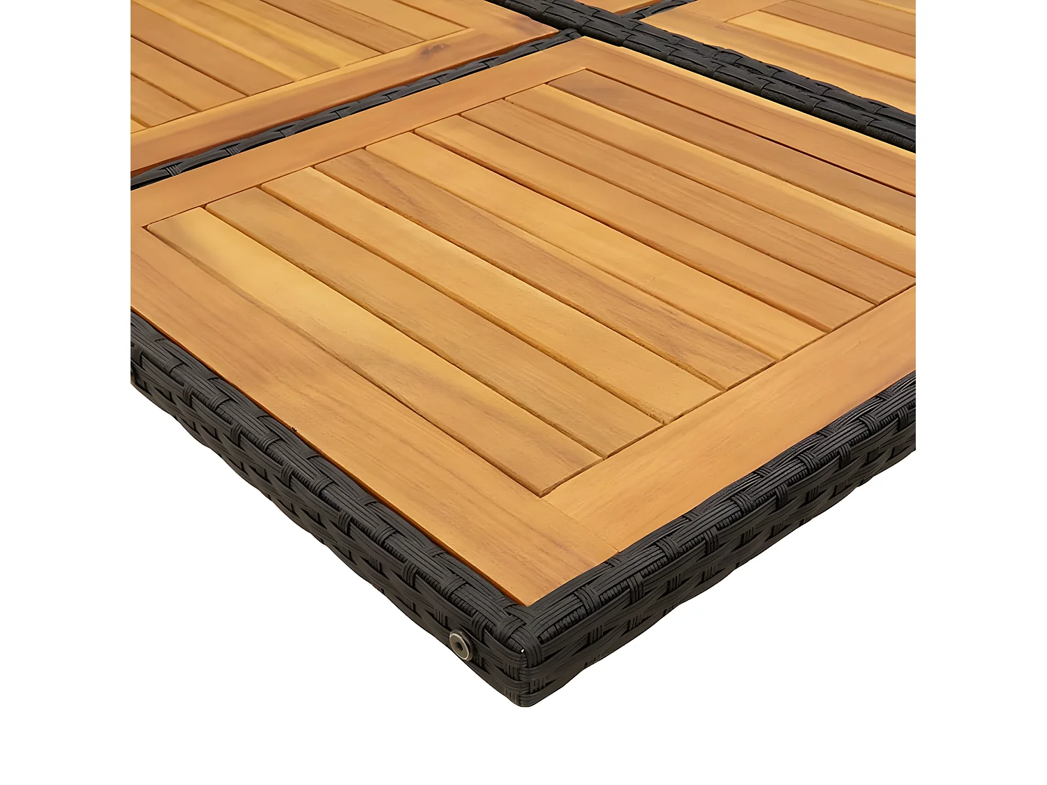 Ensemble à manger de jardin 13 pcs coussins noir résine tressée