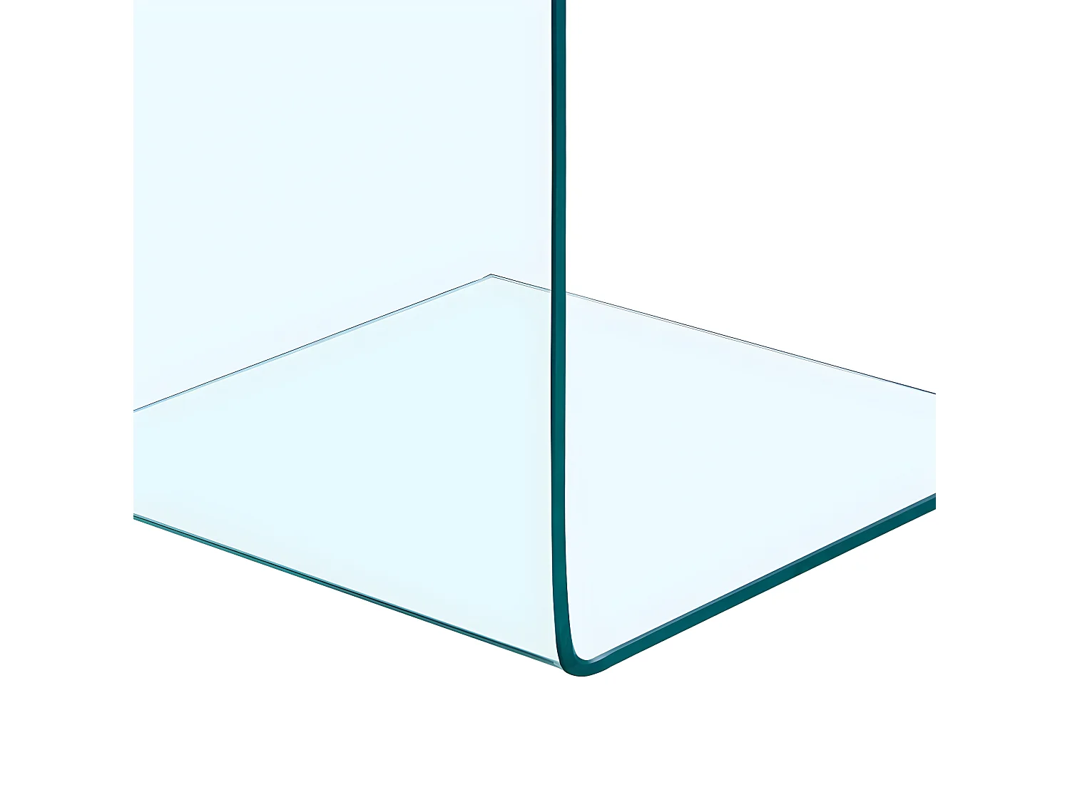 Table d'appoint 40x40x60 Verre trempé