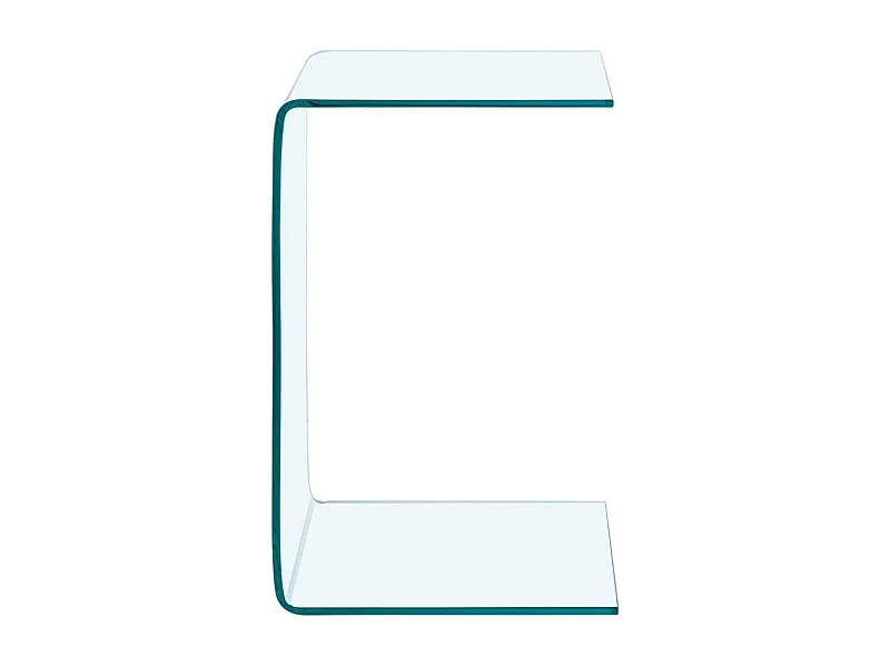 Table d'appoint 40x40x60 Verre trempé