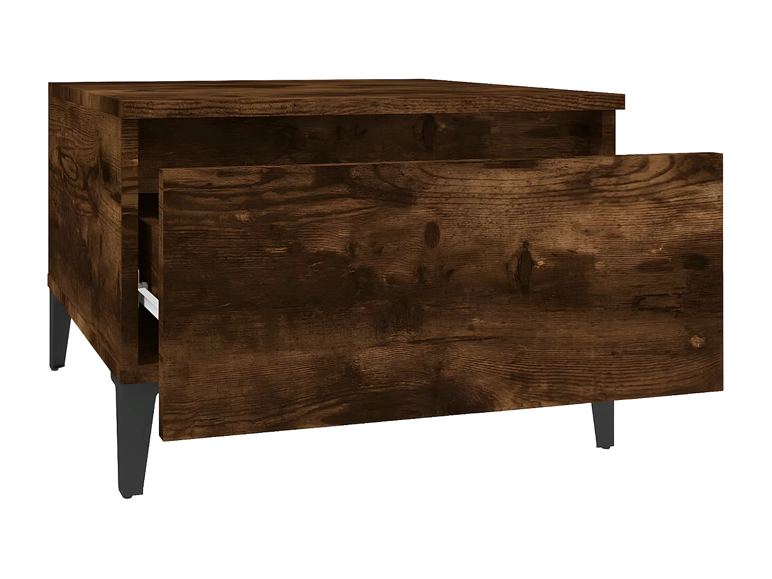 Tables d'appoint 2 pcs Chêne fumé 50x46x35 Bois ingénierie