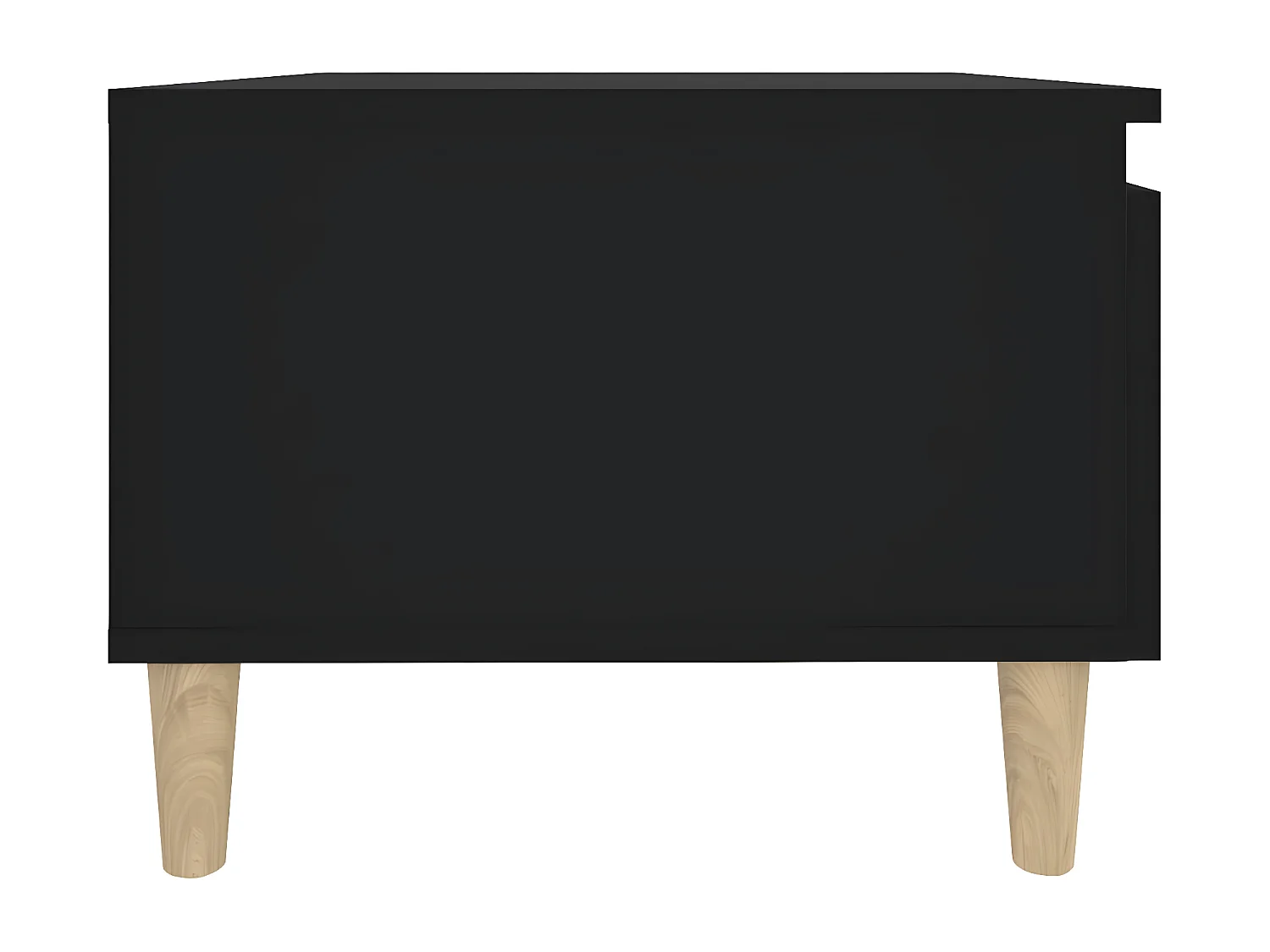 Table d'appoint Noir 50x46x35 Bois d'ingénierie