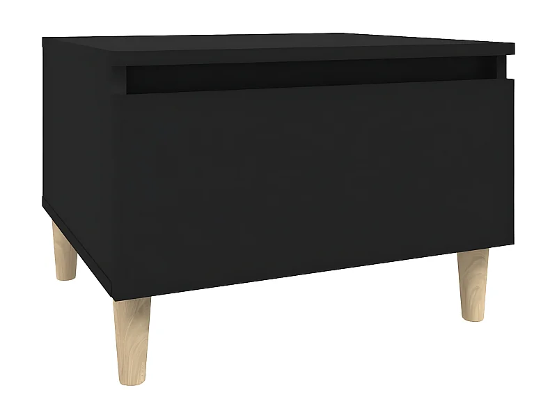 Table d'appoint Noir 50x46x35 Bois d'ingénierie