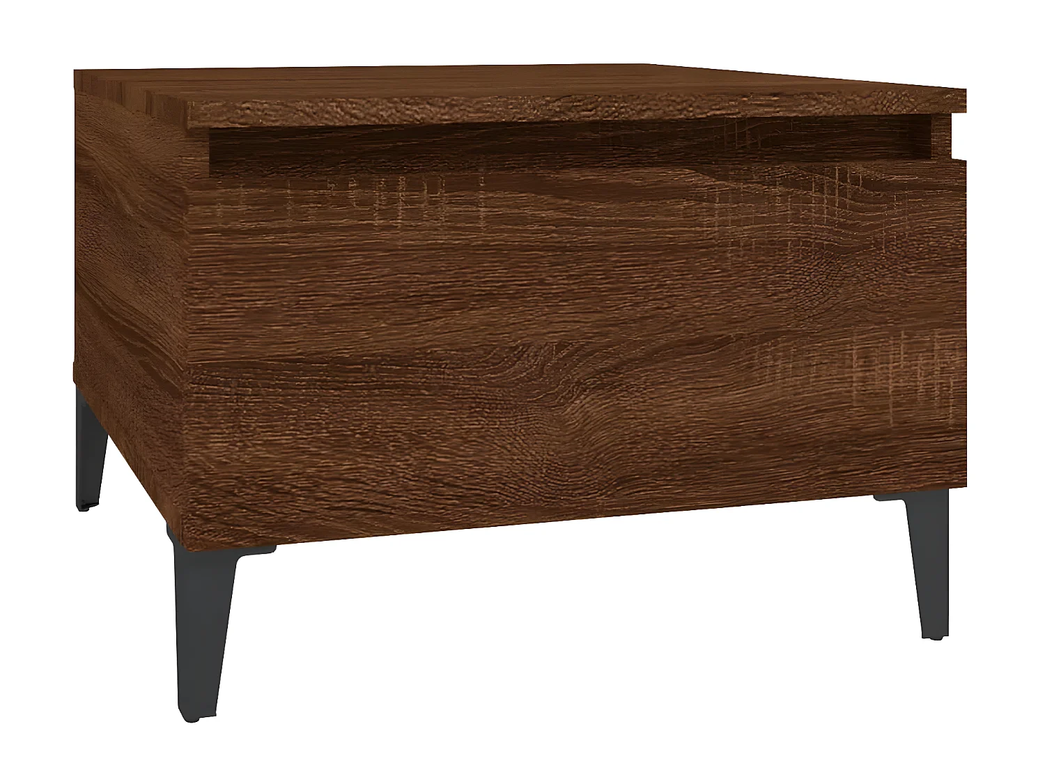 Tables d'appoint 2 pcs Chêne marron 50x46x35 Bois ingénierie