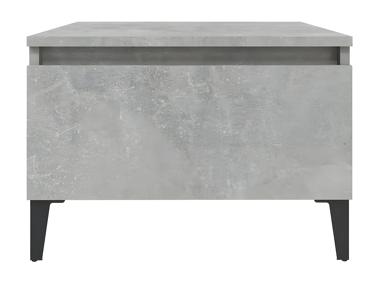 Tables d'appoint 2 pcs Gris béton 50x46x35 Bois d'ingénierie