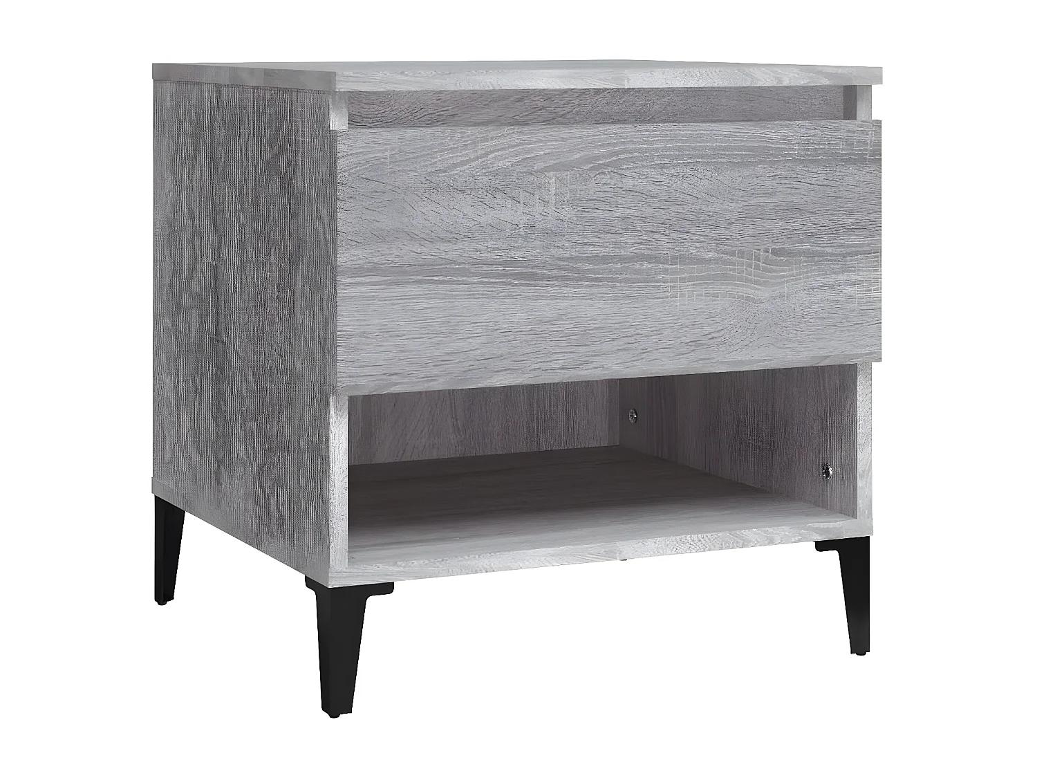 Tables d'appoint 2 pcs Sonoma gris 50x46x50 Bois ingénierie