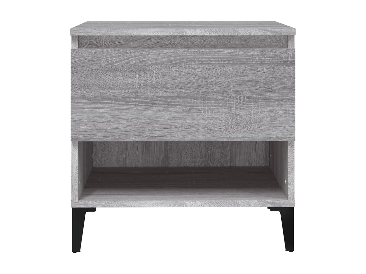 Tables d'appoint 2 pcs Sonoma gris 50x46x50 Bois ingénierie