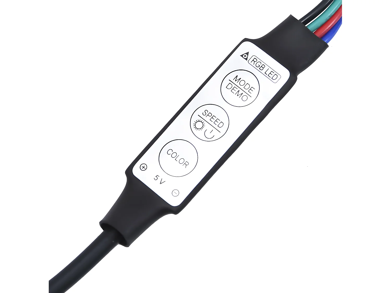 Table de chevet avec lumières LED Sonoma gris 60x35x40