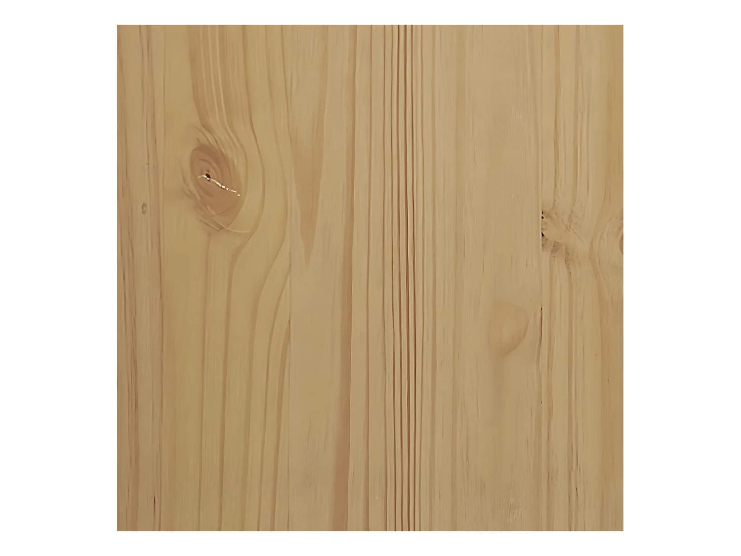 Table de chevet FLORO cire marron 45x39x57 bois de pin massif